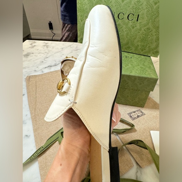 Gucci Princetown slipper mule in white - Picture 8 of 15